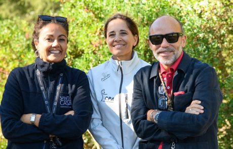 participantes do evento de escalada