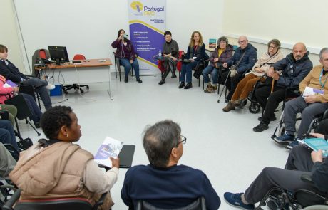 O Grupo de Ajuda Mútua de Sobreviventes de AVC reuniu-se em Alcoitão para conhecer as histórias de quem já por lá passou
