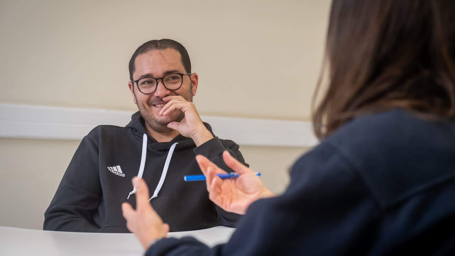 Terapeuta da Fala em sessão com utente