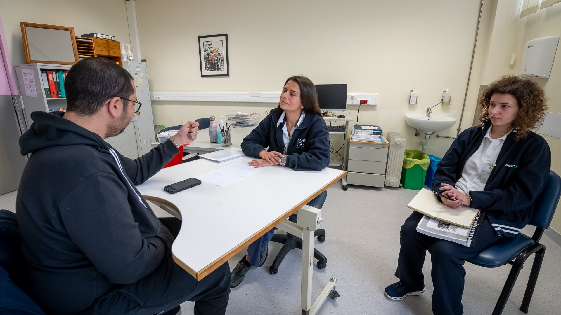 Terapeuta da Fala em sessão com utente